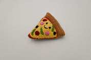 Crochet Pizza Rattle