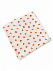 Organic Pointelle Swaddle - Pumpkins