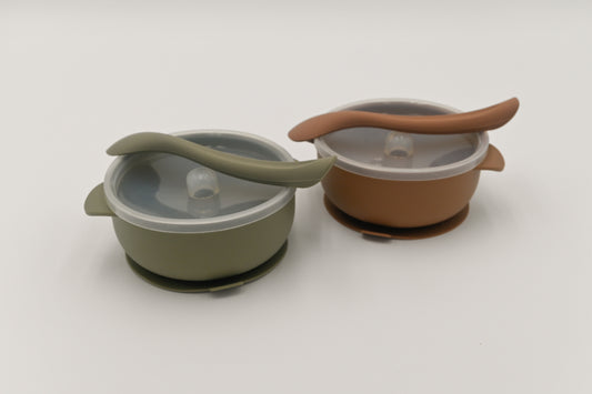 Silicone Suction Bowl & Spoon