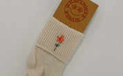 Flower Power Infant Socks - Hand Embroidered by Wildflower Wurld