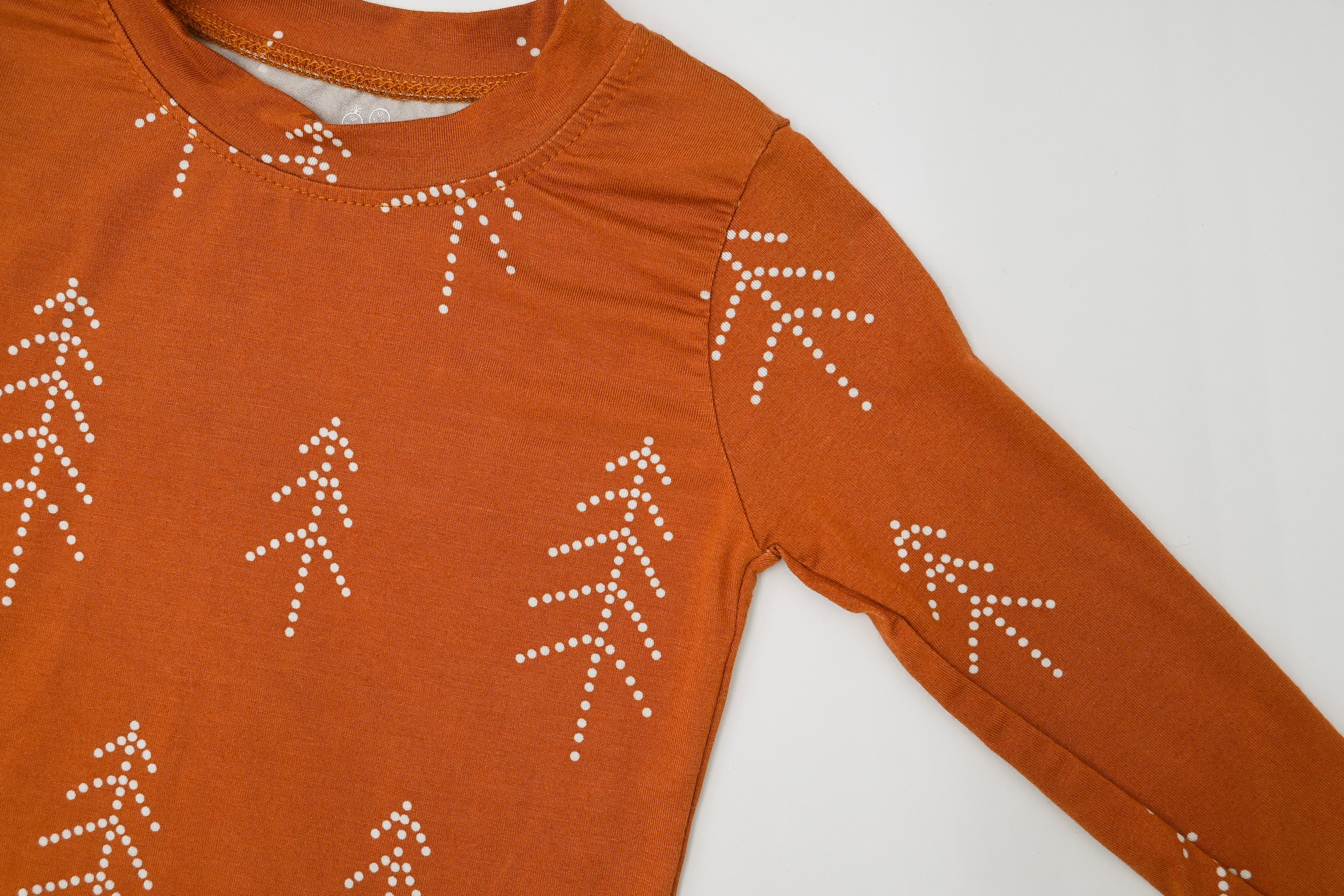 Two-Piece Holiday Trees Pajama Set