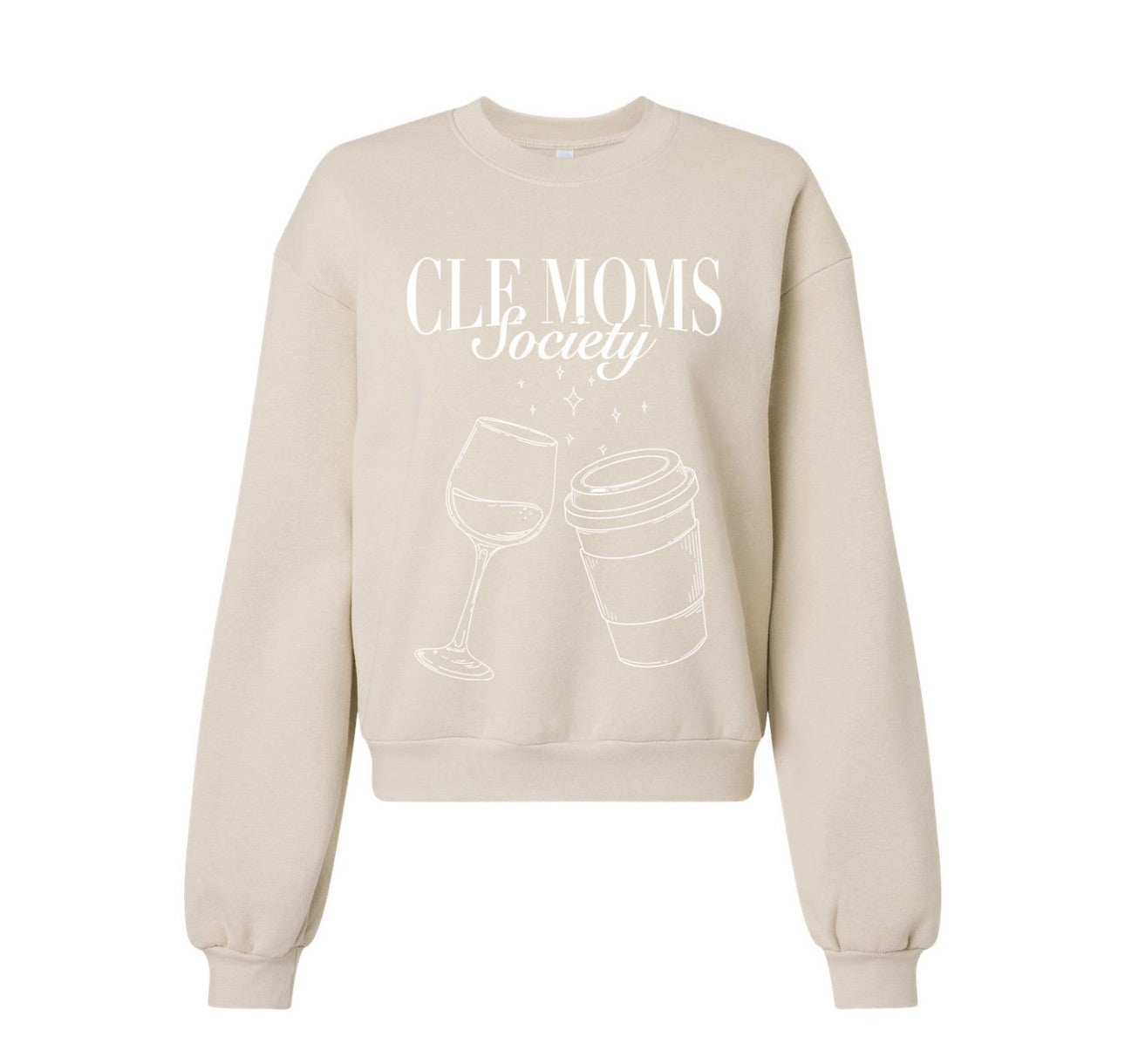 CLE Mom Society - Crop Sweatshirt