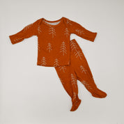 Two-Piece Holiday Trees Pajama Set