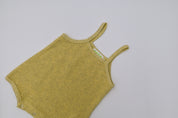 Baby Waffle Romper - Banana