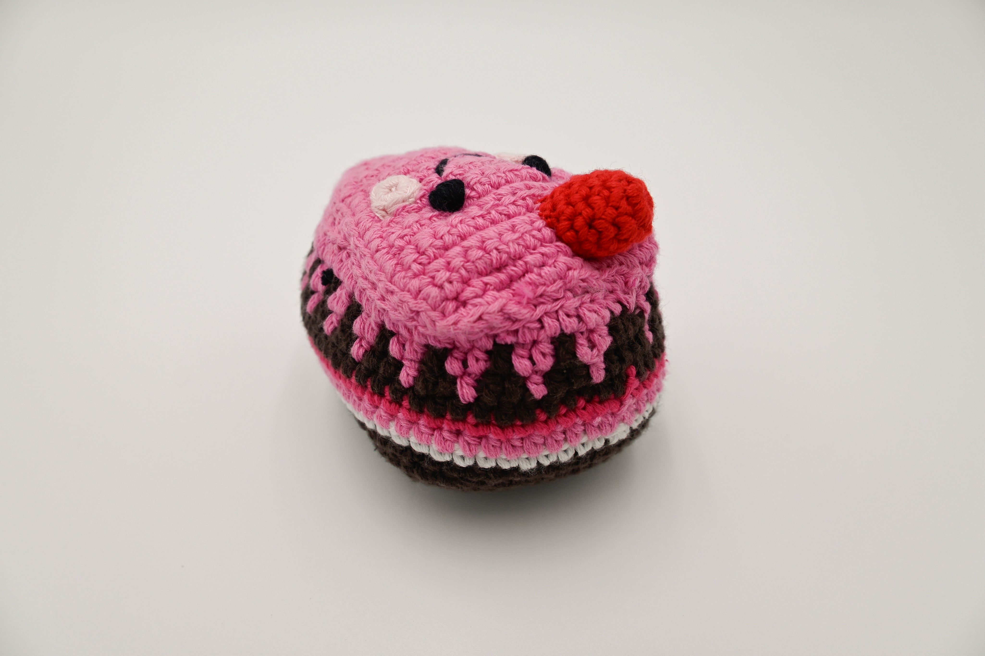 Chocolate Raspberry Pie Rattle