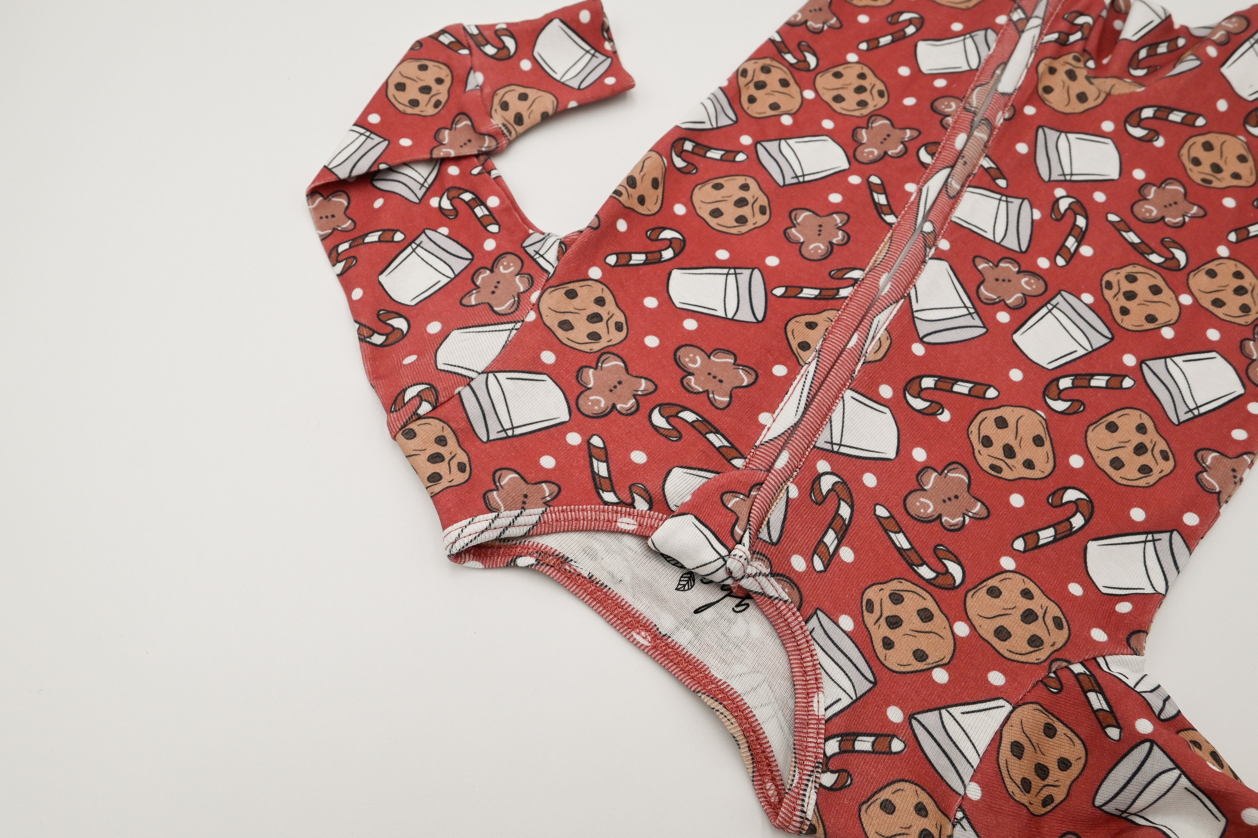 Organic Holiday Pajamas - Holiday Milk + Cookies