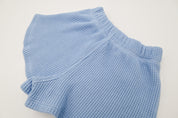 Toddler Long Sleeve Waffle Set - Sky Blue