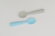 Training Spoon Set - Aqua + Grey
