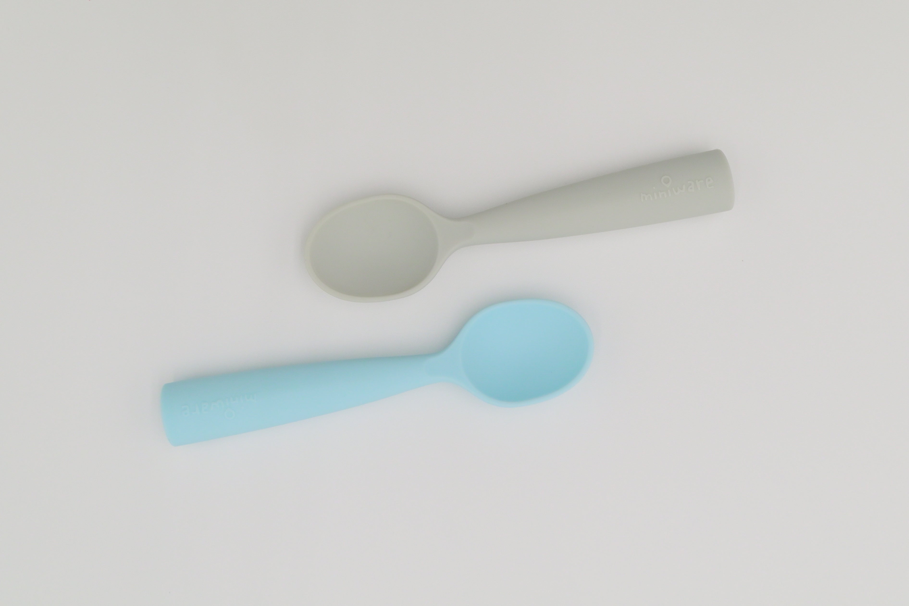 Training Spoon Set - Aqua + Grey
