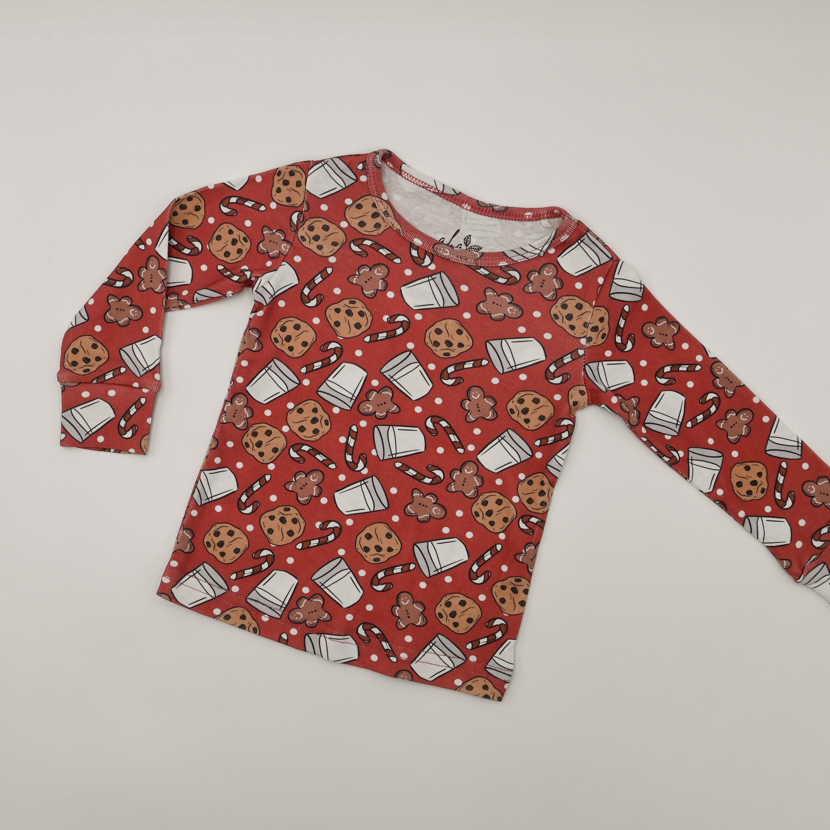 Organic Holiday Pajamas - Holiday Milk + Cookies