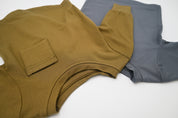 Long-Sleeve Bamboo Pocket Tee - Charcoal