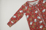 Organic Holiday Pajamas - Holiday Milk + Cookies