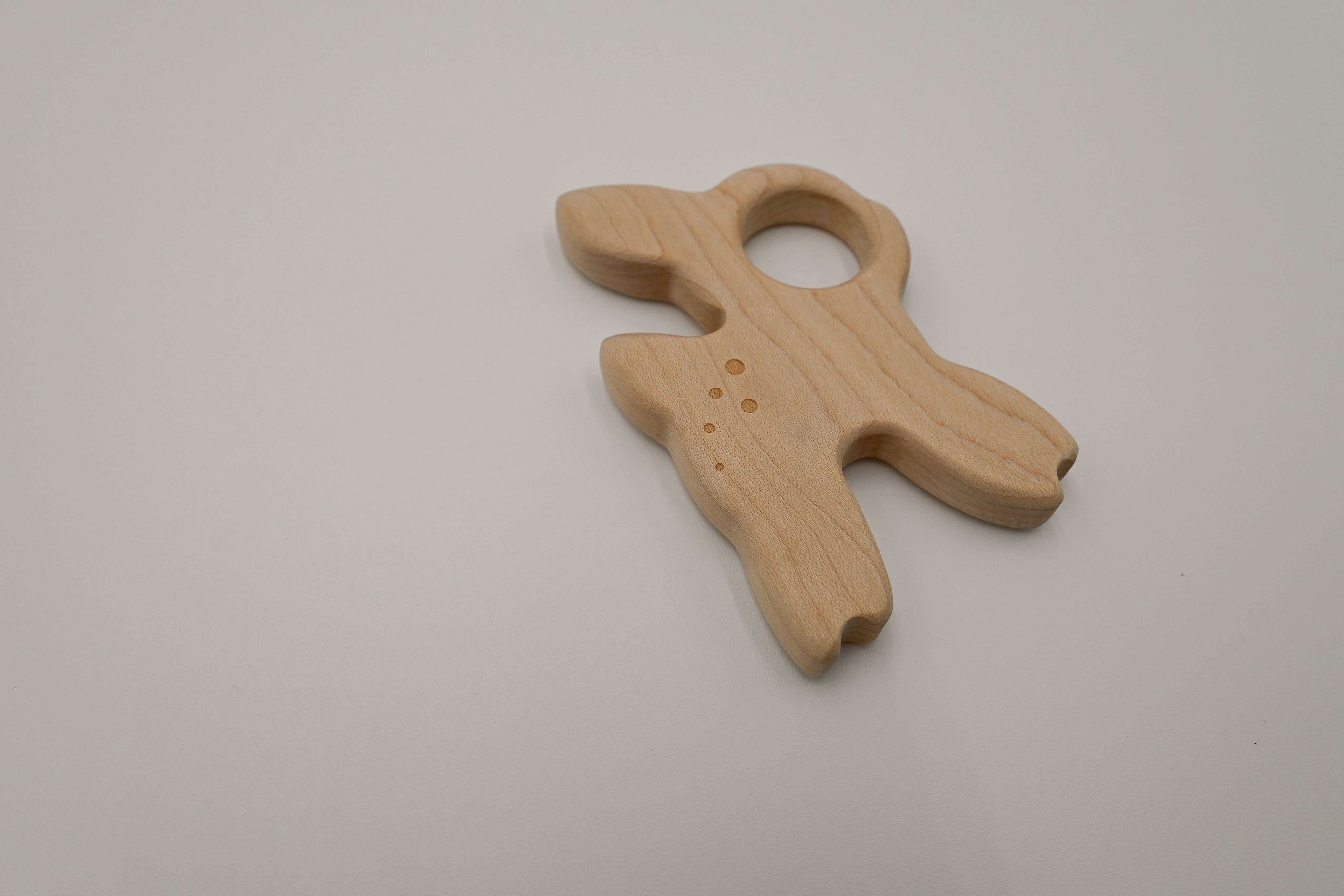 Wooden Reindeer Teether