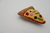Crochet Pizza Rattle