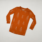 Two-Piece Holiday Trees Pajama Set