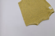 Baby Waffle Romper - Banana