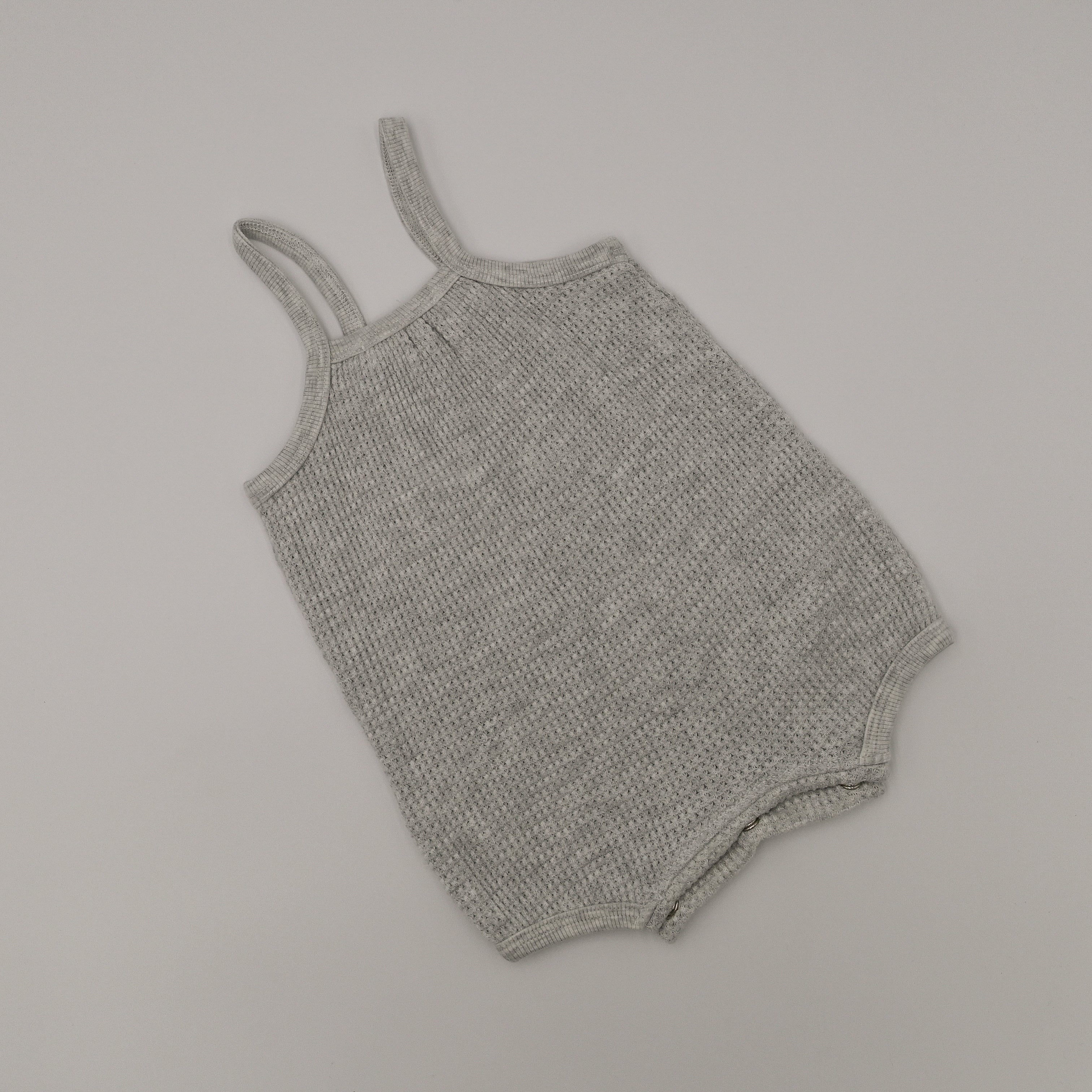 Baby Waffle Romper - Creamy Cloud