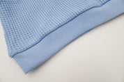 Toddler Long Sleeve Waffle Set - Sky Blue