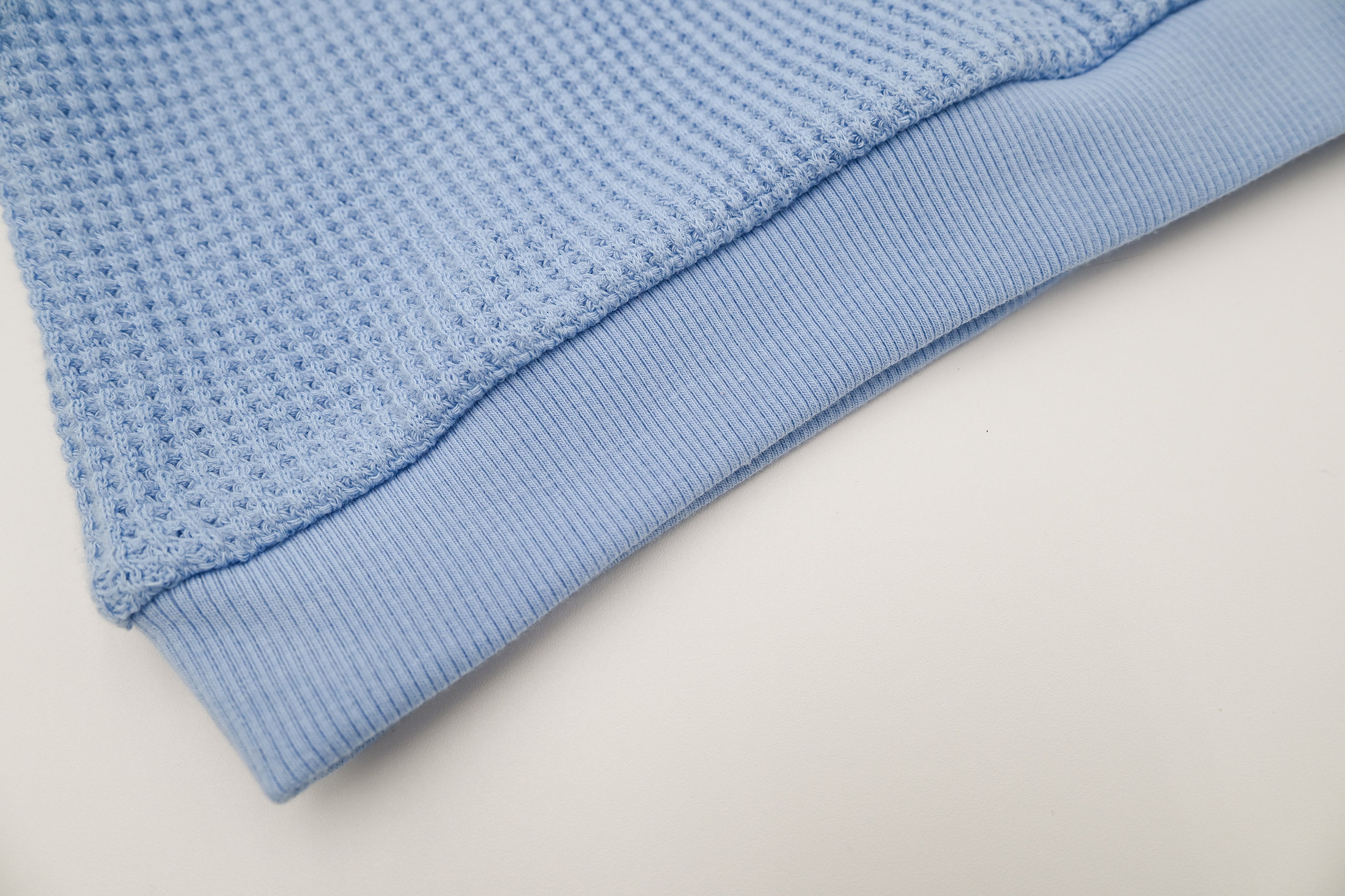 Toddler Long Sleeve Waffle Set - Sky Blue