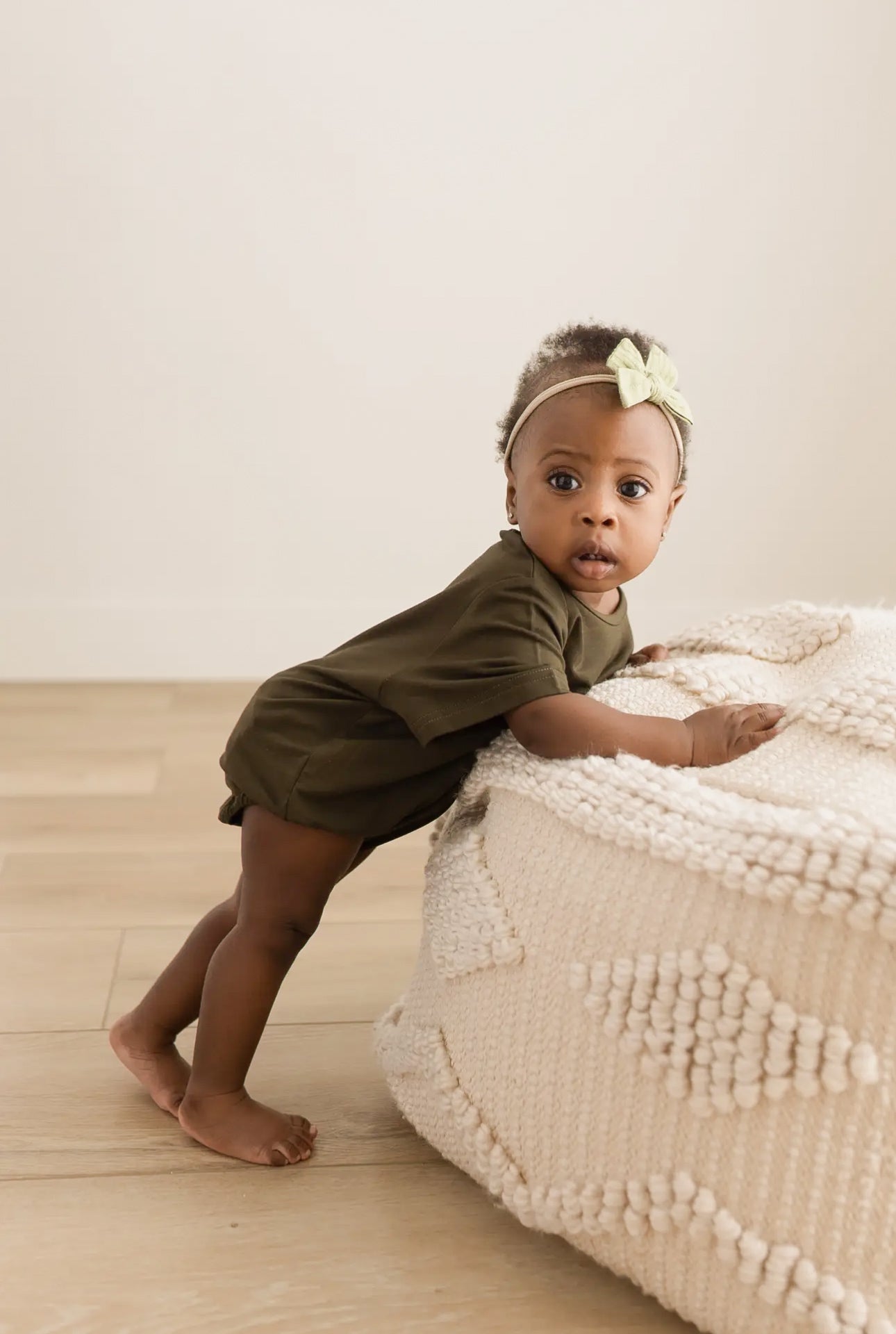 Bamboo Bubble Romper - Hunter Green