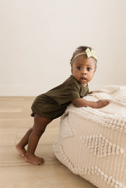 Bamboo Bubble Romper - Hunter Green