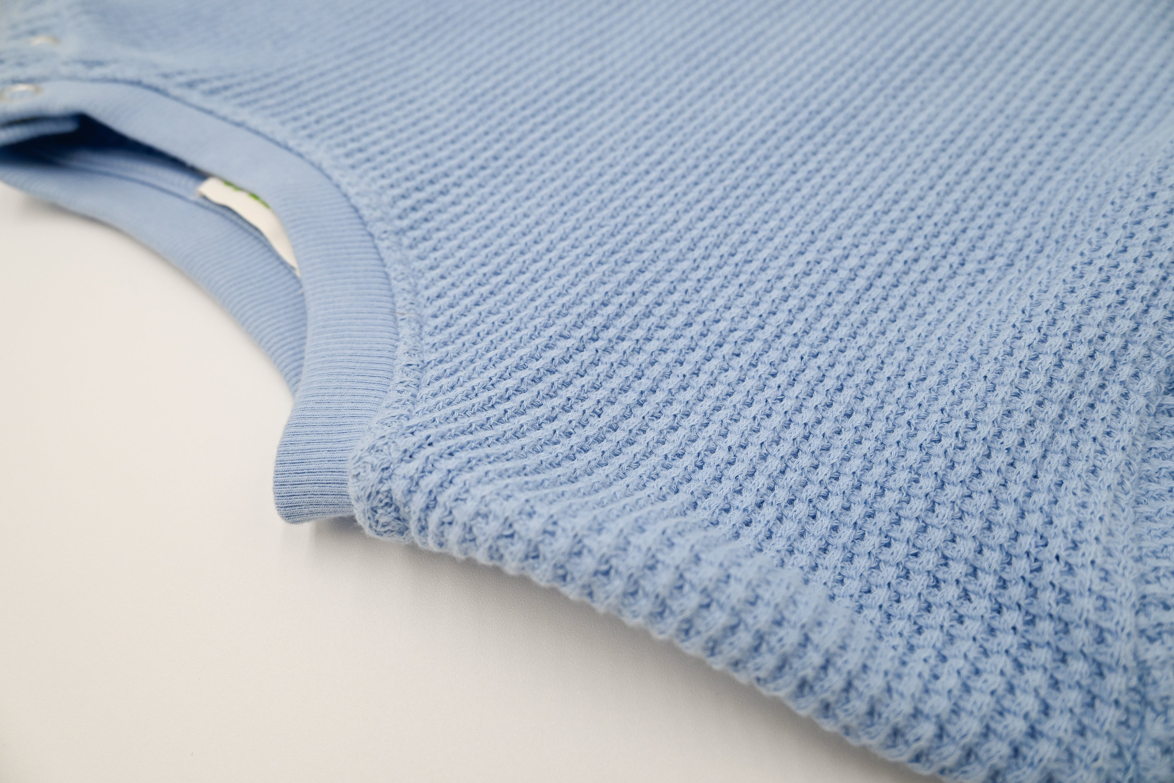 Toddler Long Sleeve Waffle Set - Sky Blue