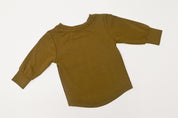 Long-Sleeve Bamboo Pocket Tee - Olive