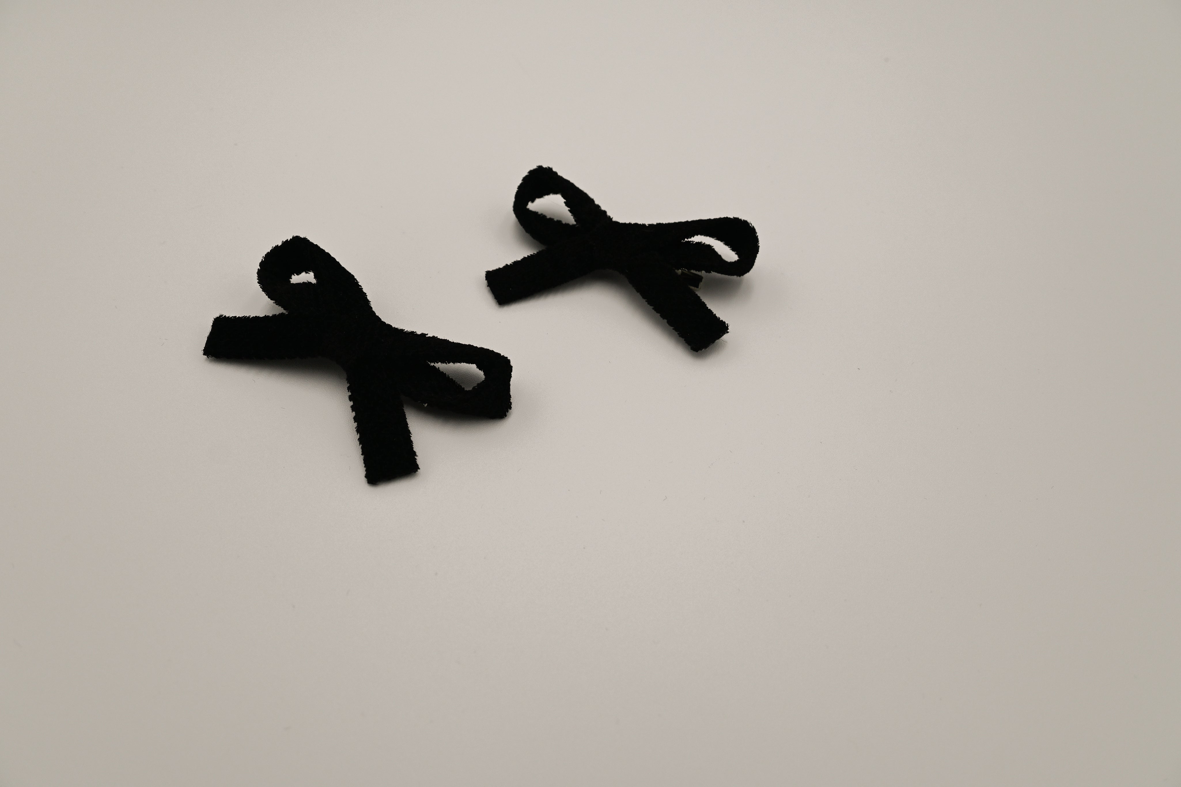 Velvet Ribbon Bow Set [2 Colors]