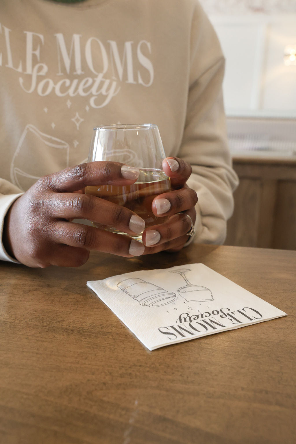 CLE Mom Society - Crop Sweatshirt