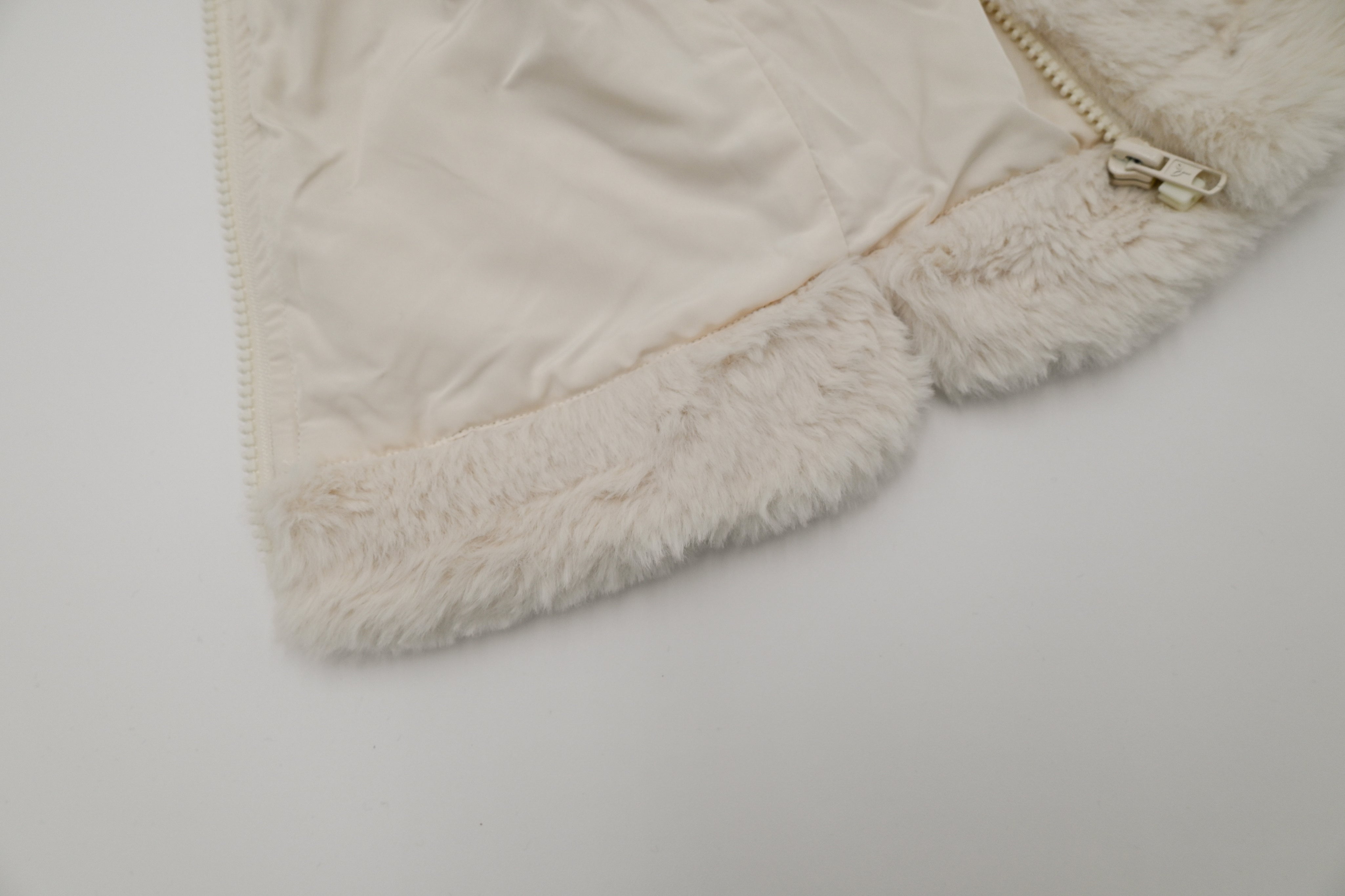 Fur Vest - Cream