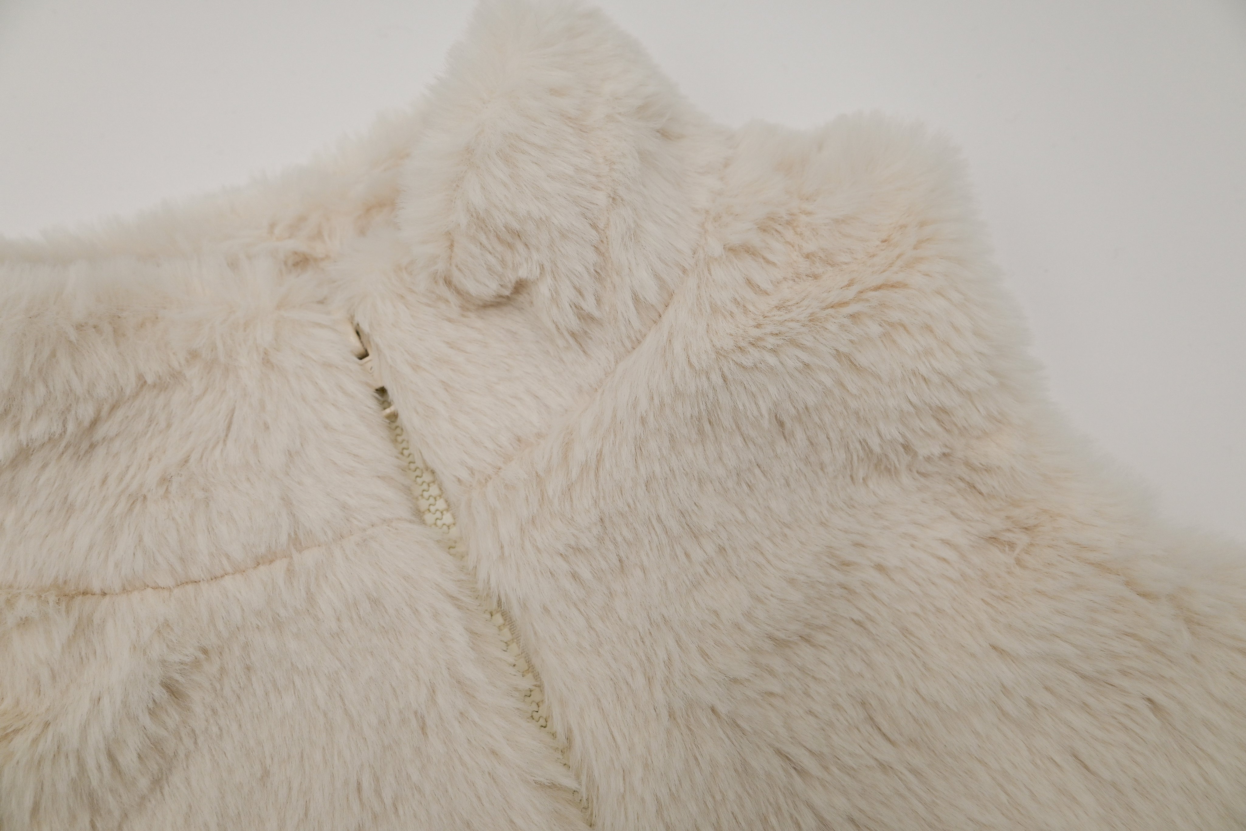 Fur Vest - Cream