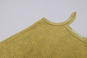 Baby Waffle Romper - Banana