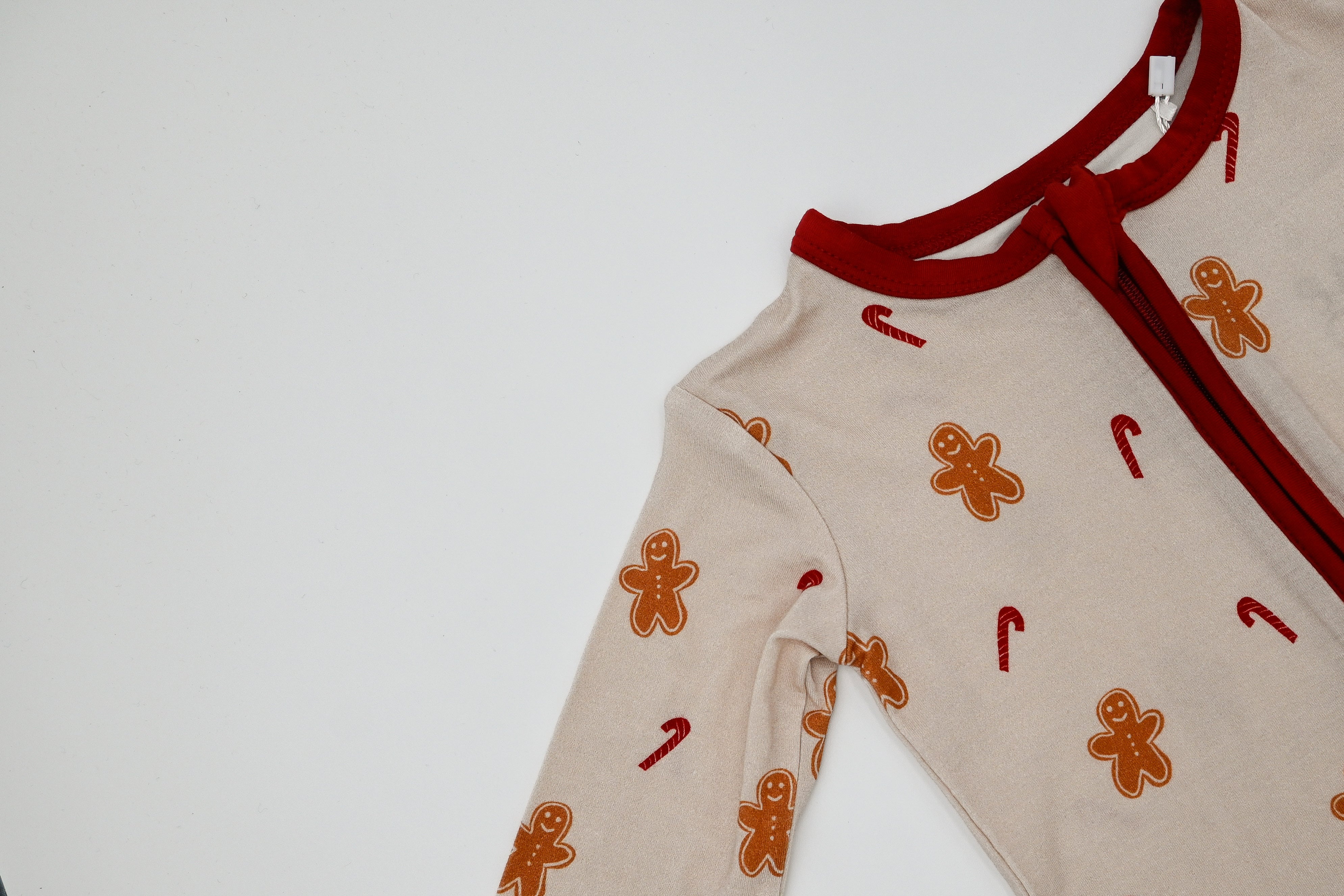 Zipper Romper - Gingerbread