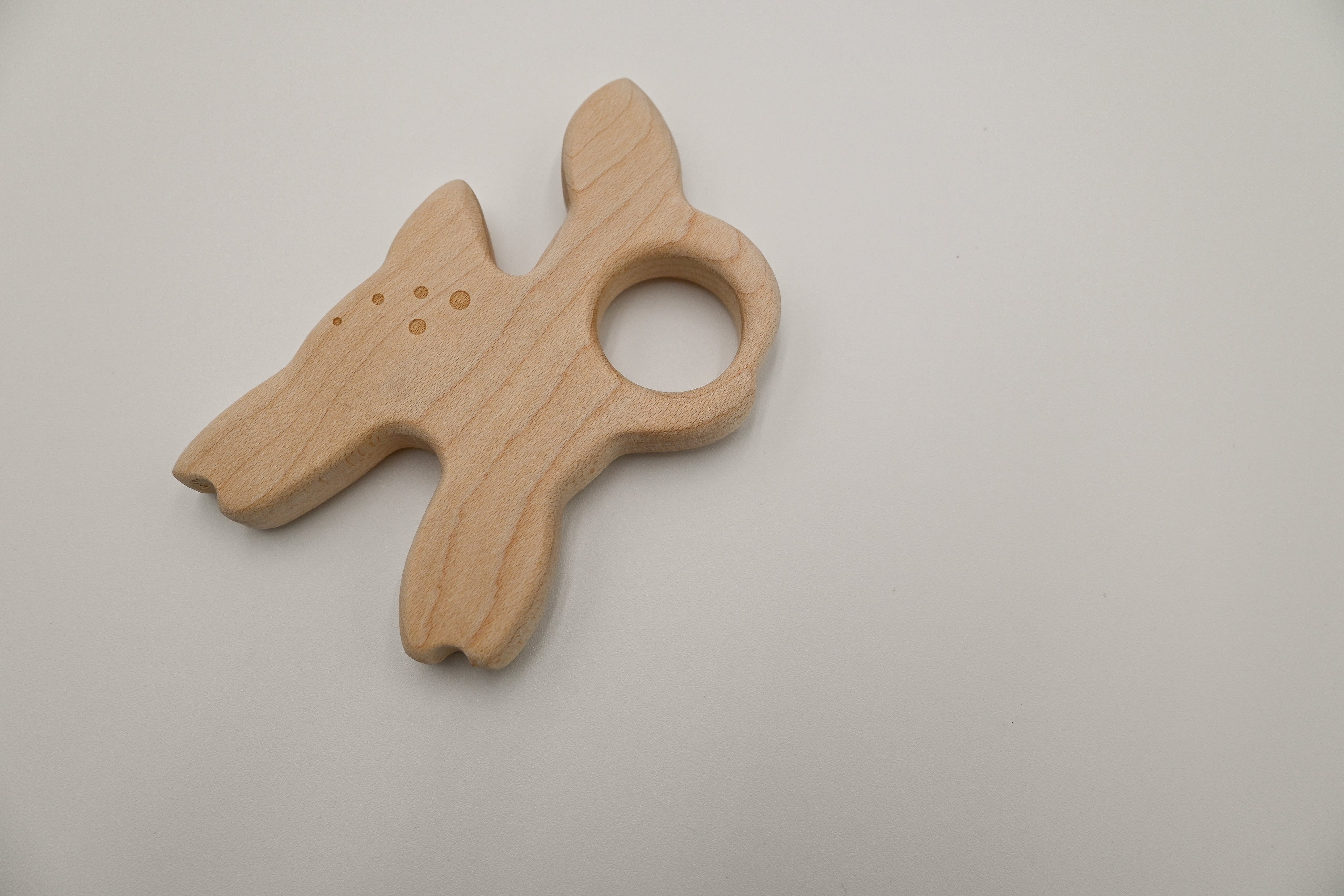Wooden Reindeer Teether