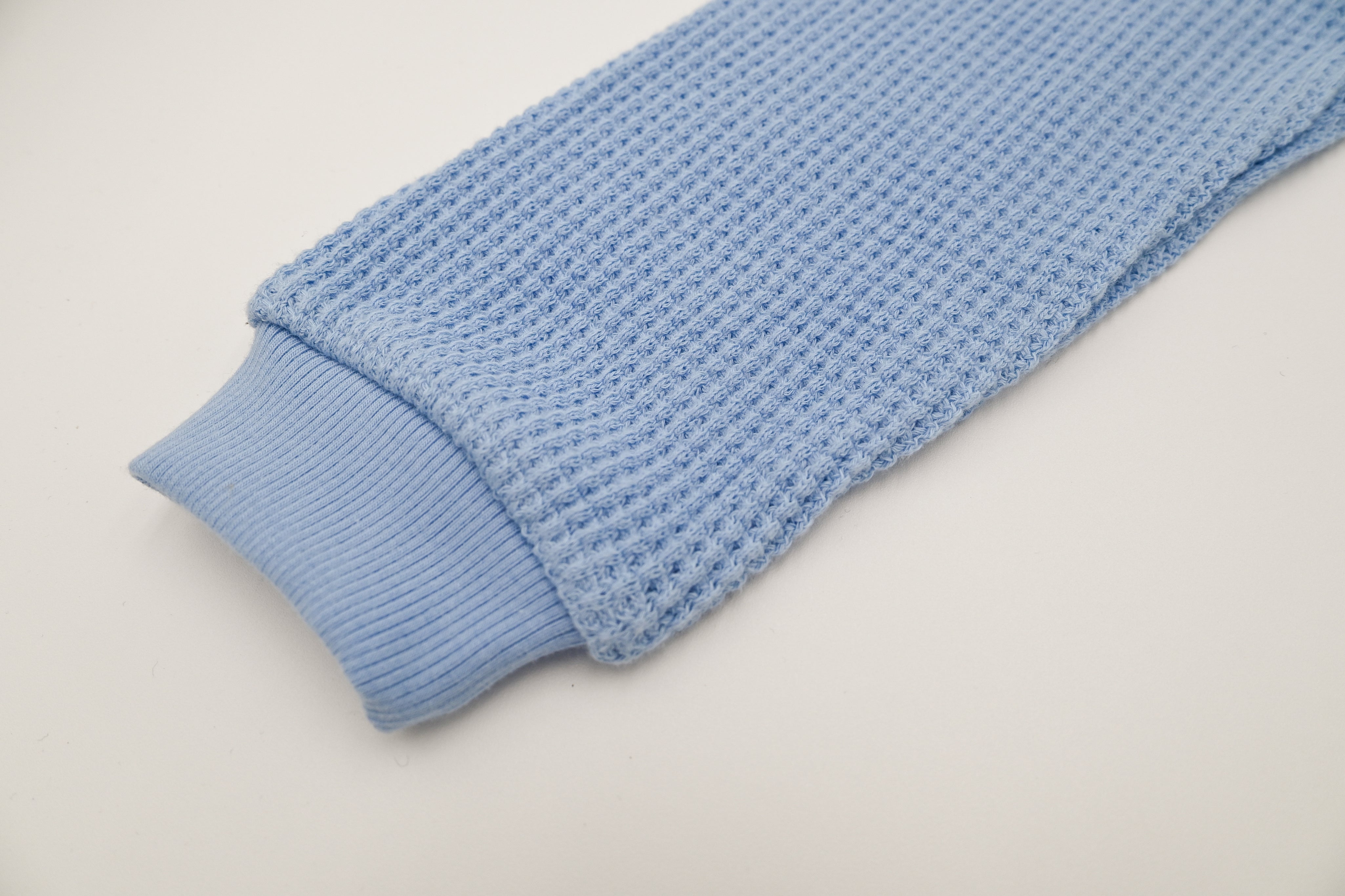 Toddler Long Sleeve Waffle Set - Sky Blue