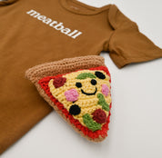 Crochet Pizza Rattle
