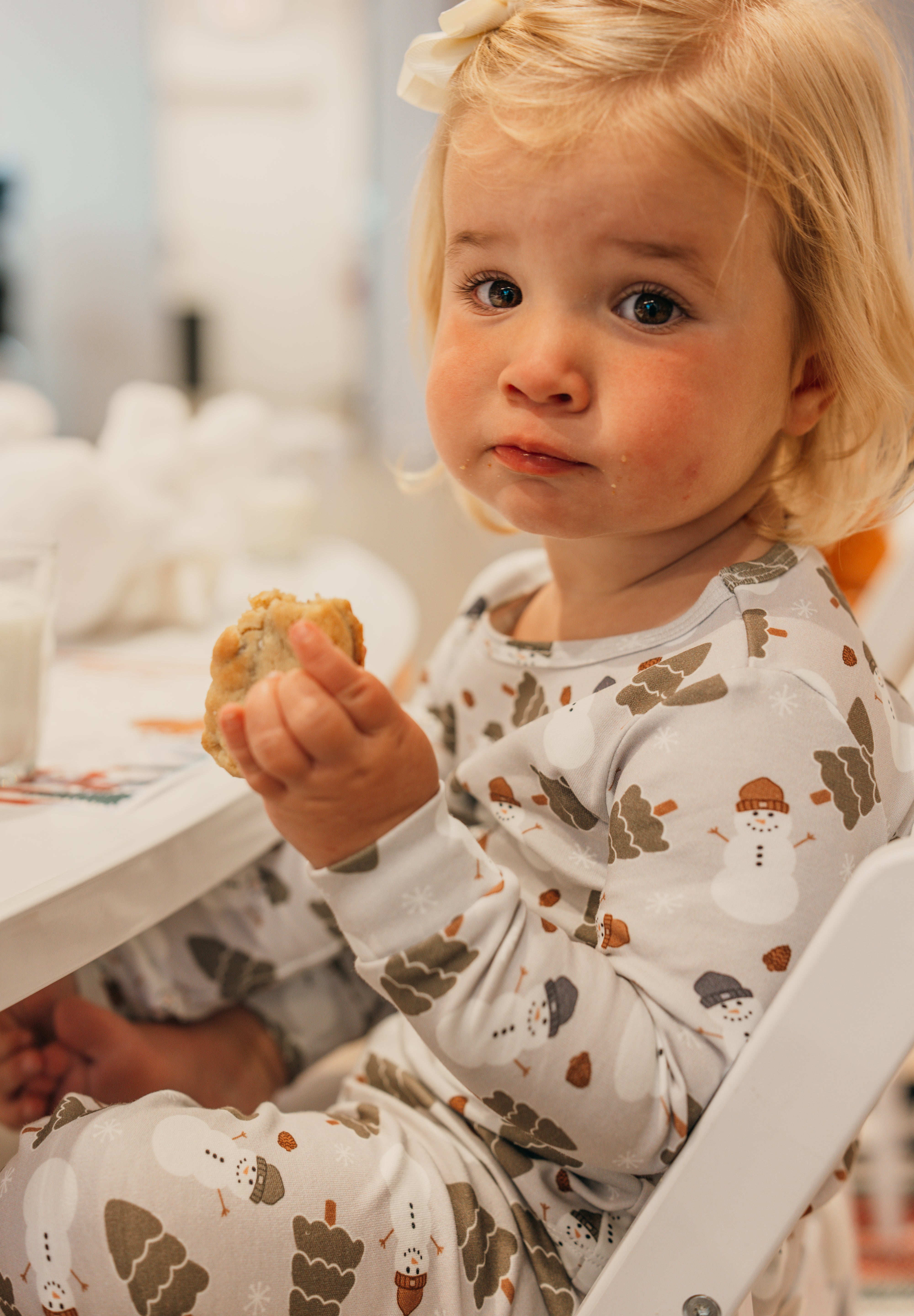 Organic Holiday Pajamas - Snowmen