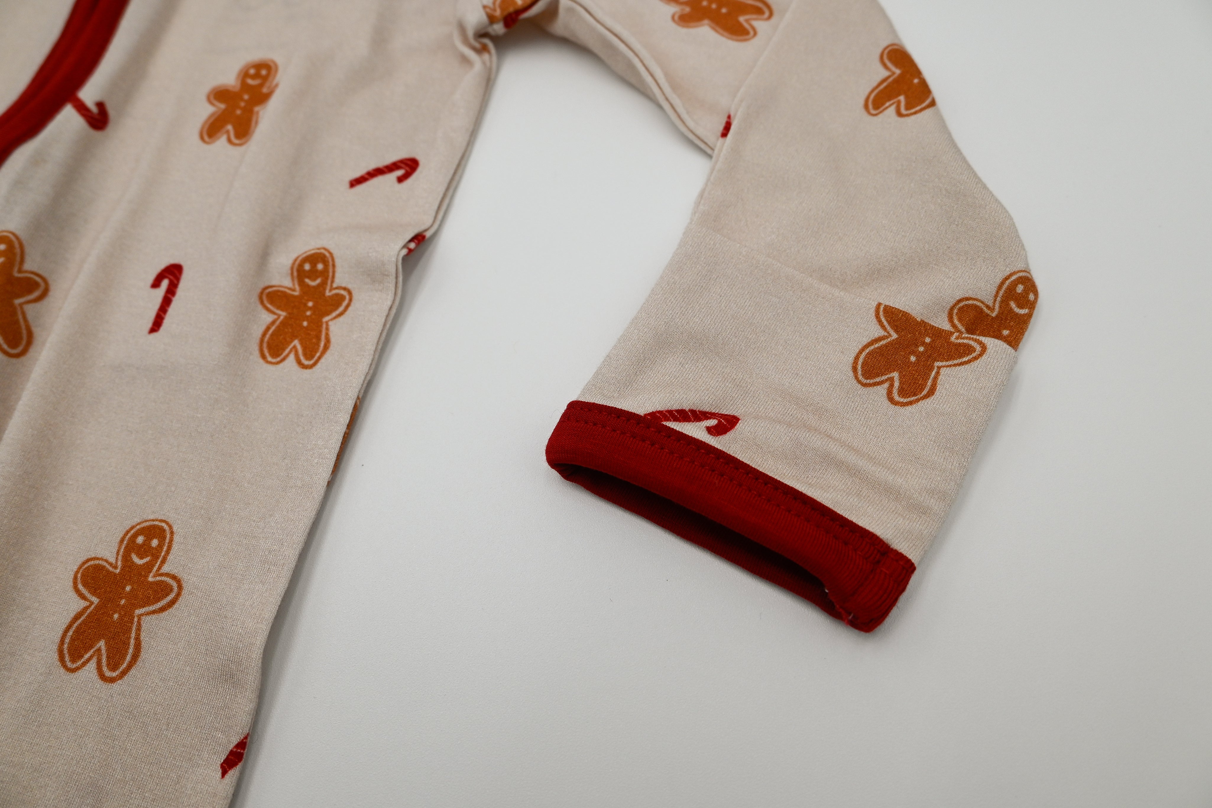 Zipper Romper - Gingerbread
