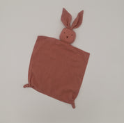 Muslin Lovey - Rose Bunny