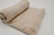 Knit Blanket - Rainbow Sprinkle