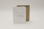 Hello Beautiful - Greeting Card