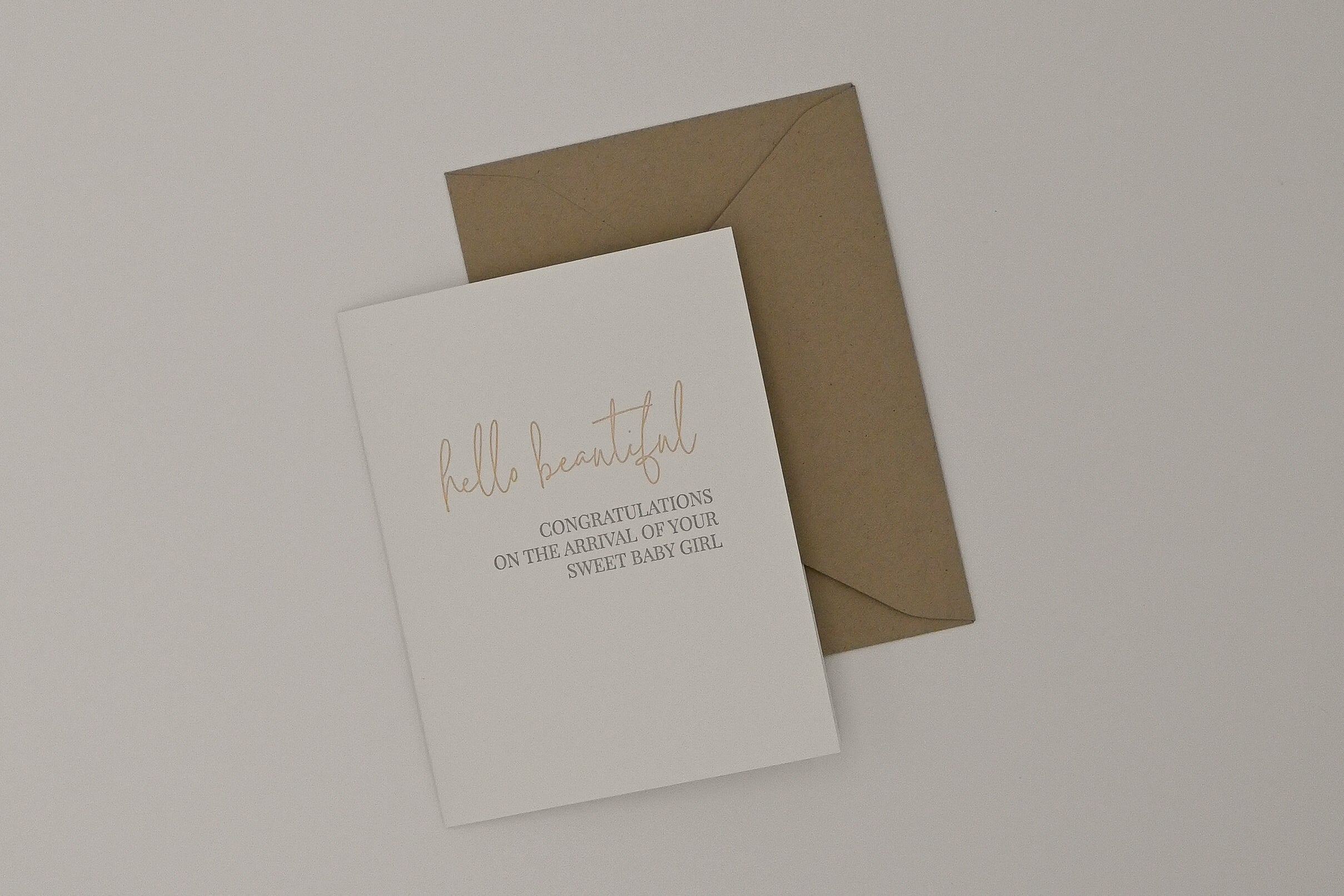 Hello Beautiful - Greeting Card