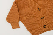 Chunky Knit Cardigan - Clementine