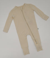 Zipper Romper - Cream