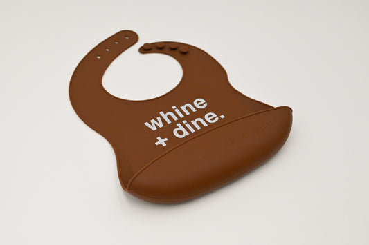 Silicone Bib - Whine + Dine