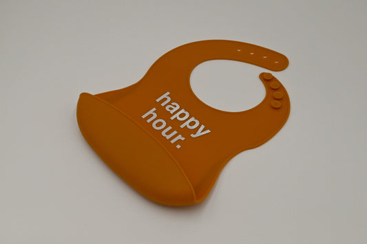 Silicone Bib "Happy Hour"