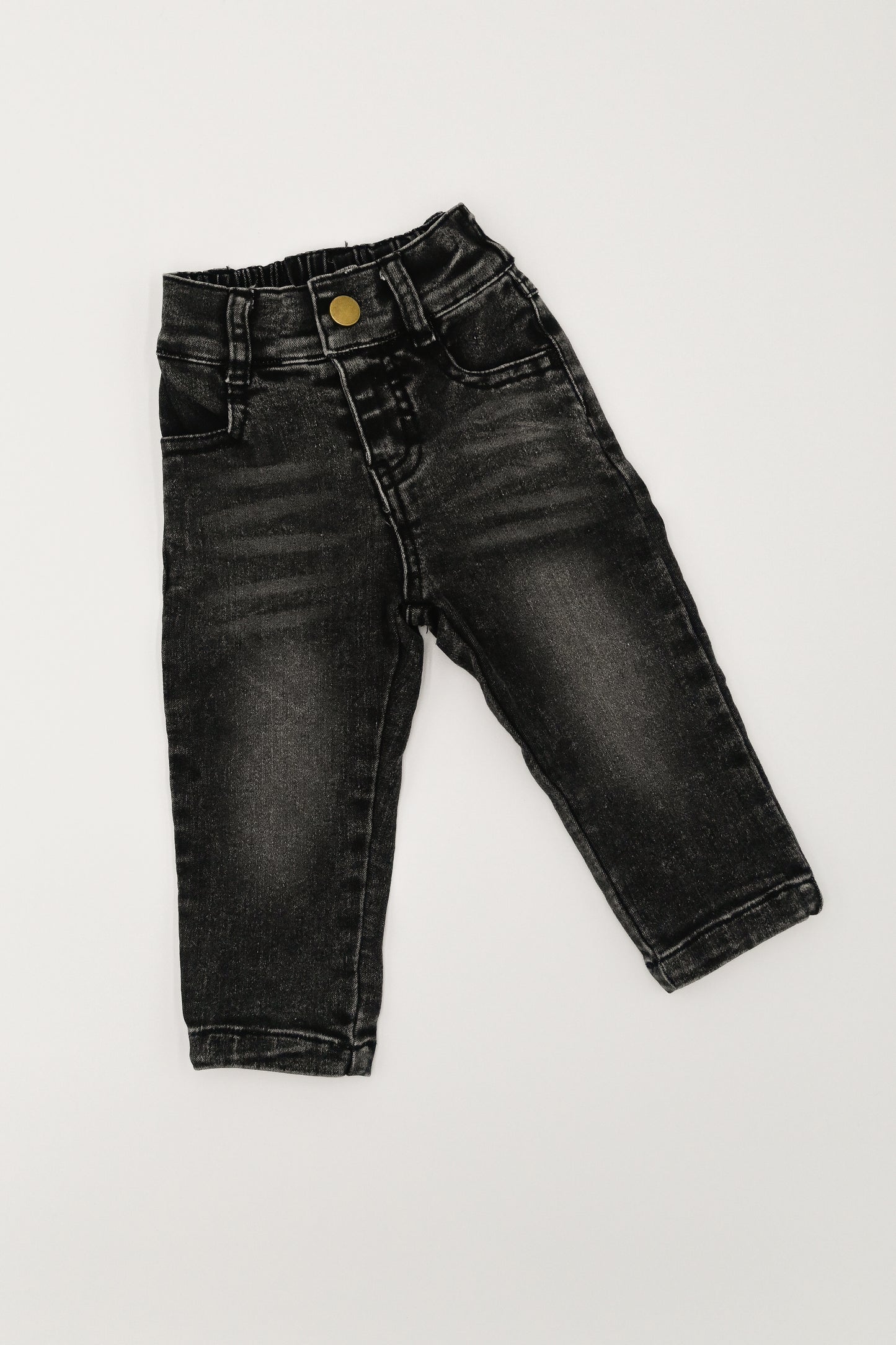 Stretch Denim - Faded Black