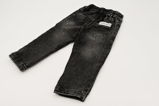 Stretch Denim - Faded Black