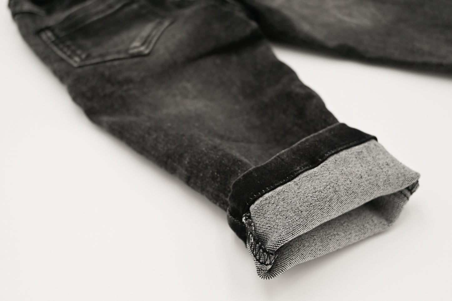 Stretch Denim - Faded Black