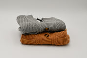 Chunky Knit Cardigan - Heather Gray